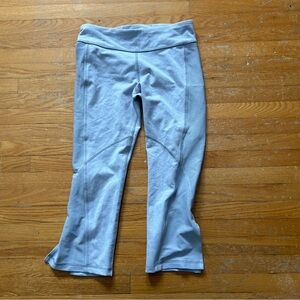 Lavender  grey Cropped Yoga Pants